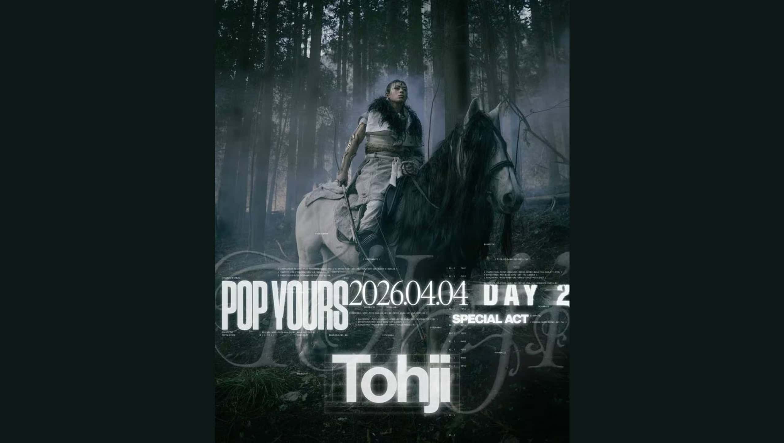 Tohji Confirmed as Special Act for POP YOURS 2026